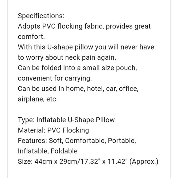 Inflatable headrest - Picture 4 of 4